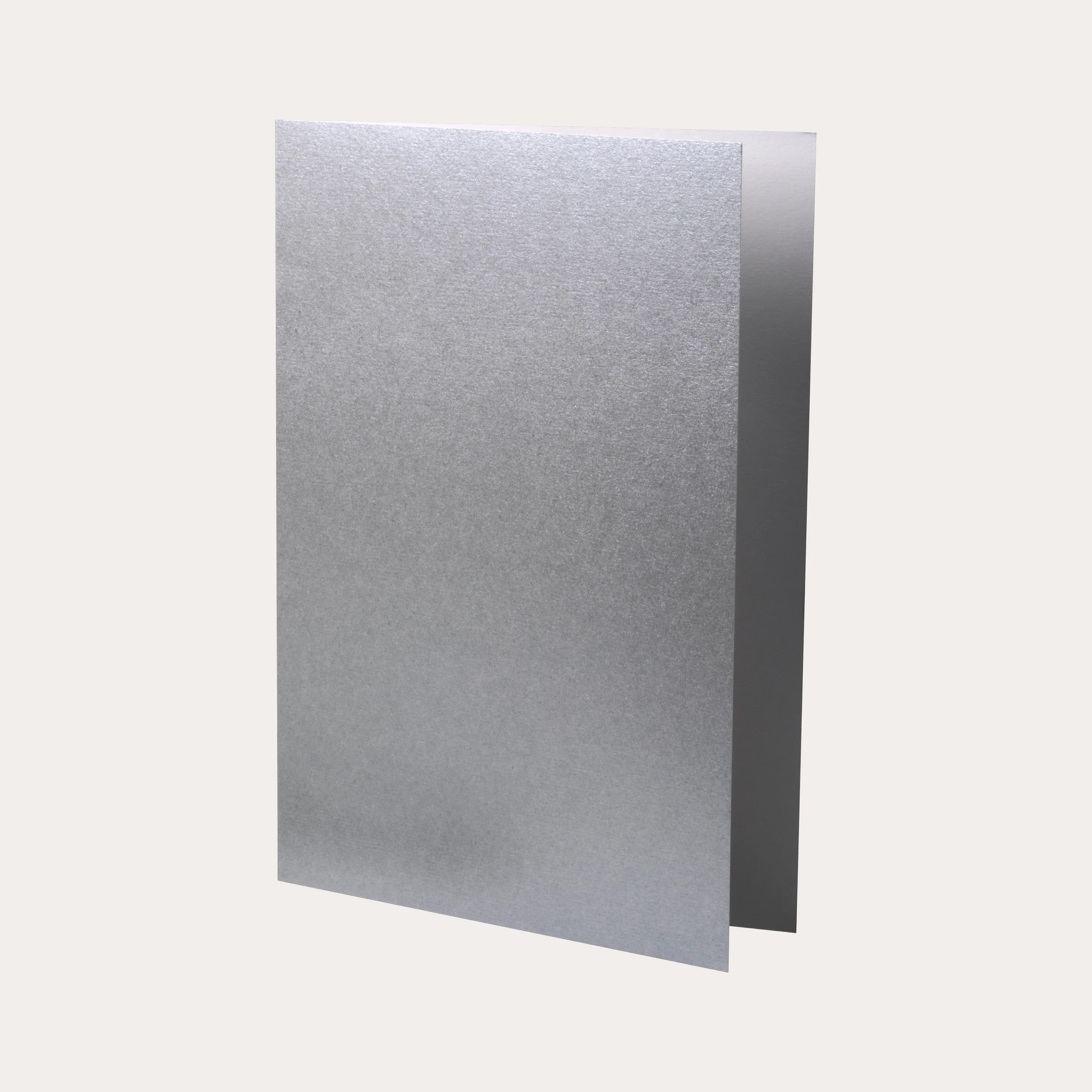 A6 Cards Double Portrait 5-pack Silver