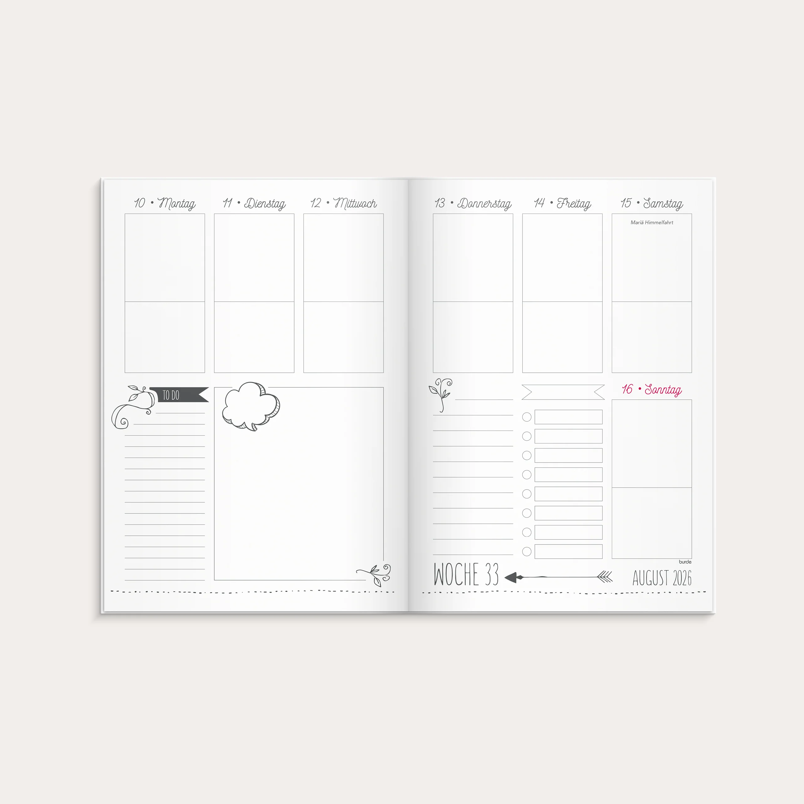Doodle Planner 2026 gebunden - Image 3