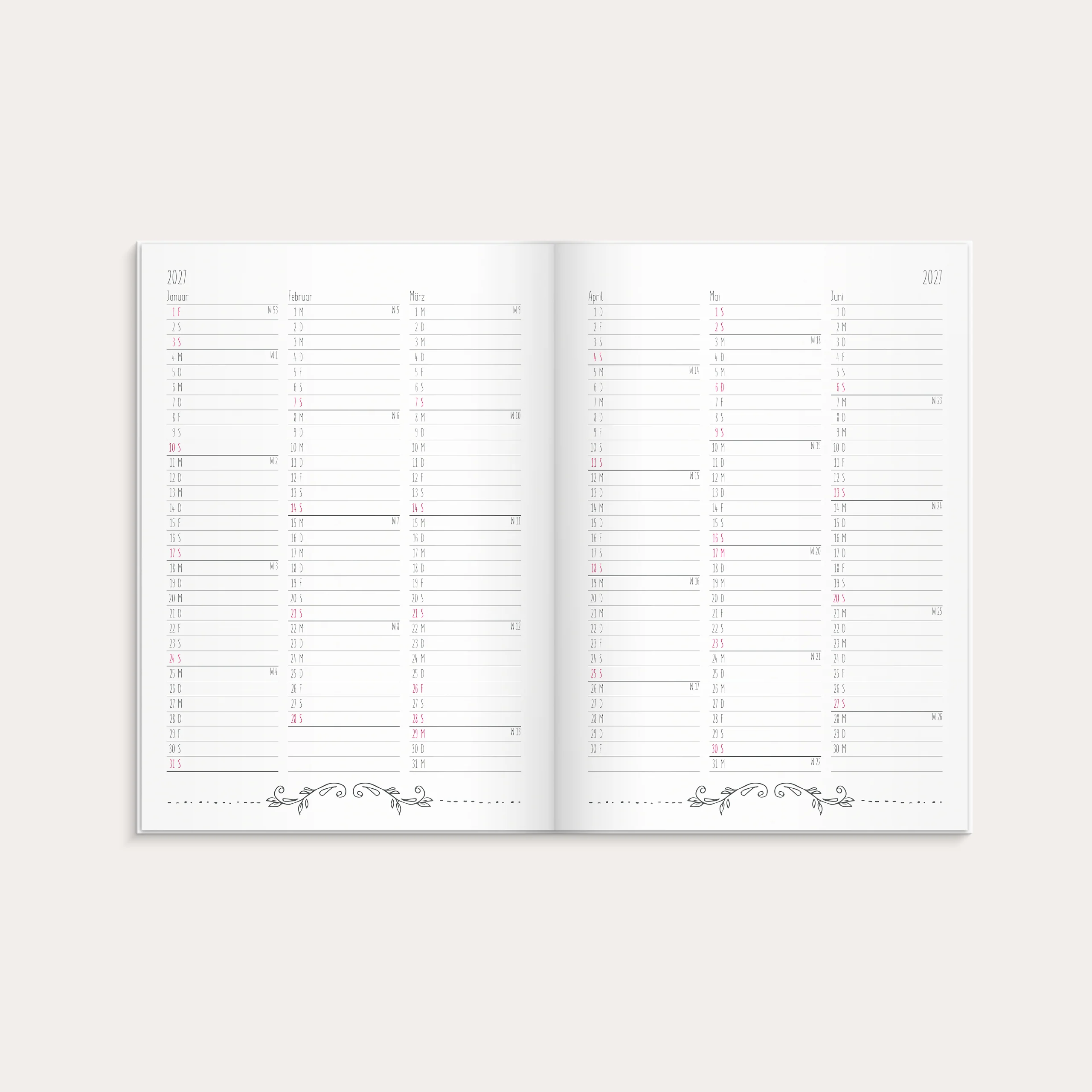 Doodle Planner 2026 gebunden - Image 5