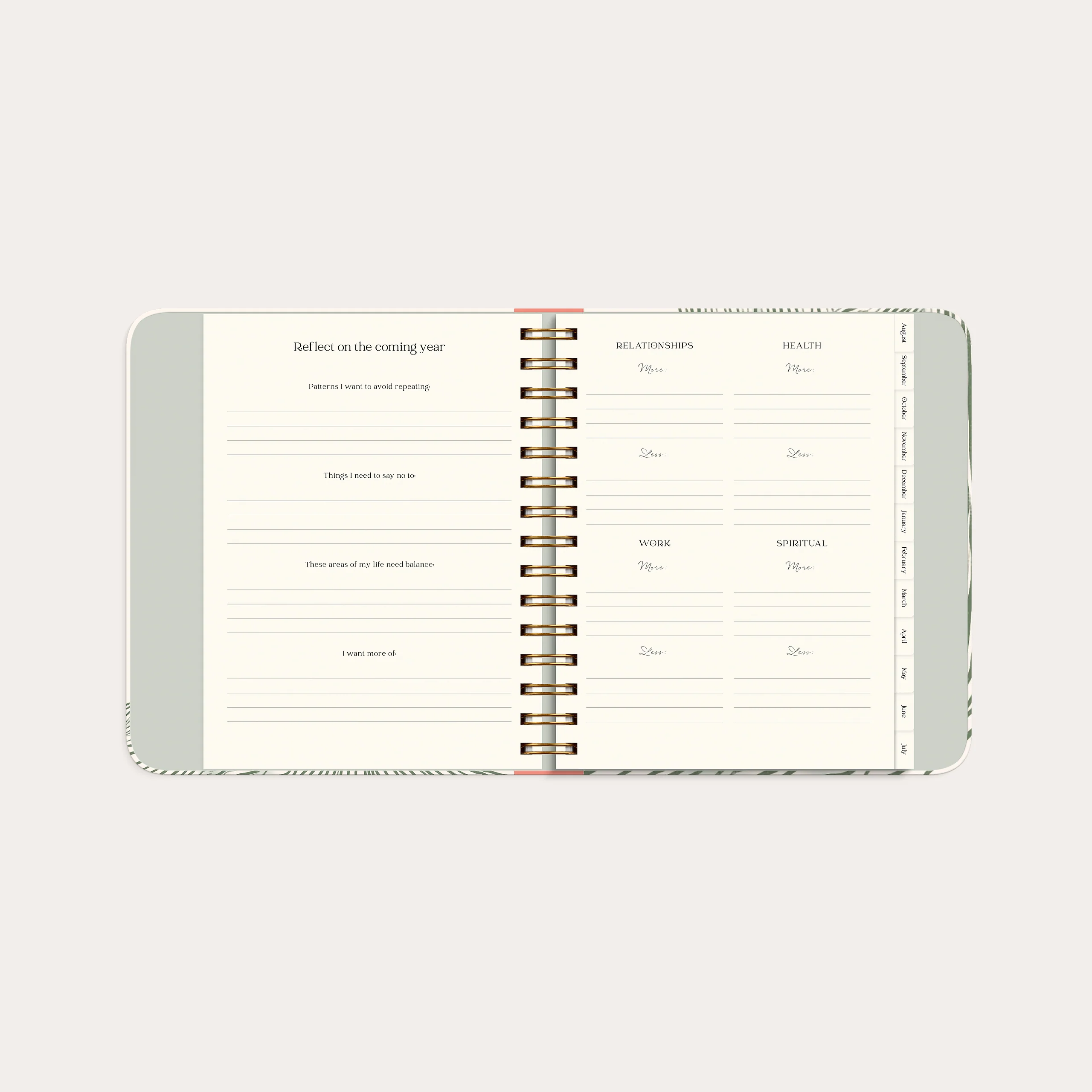 Life Planner Decor Green Flow 26/27 - Image 10