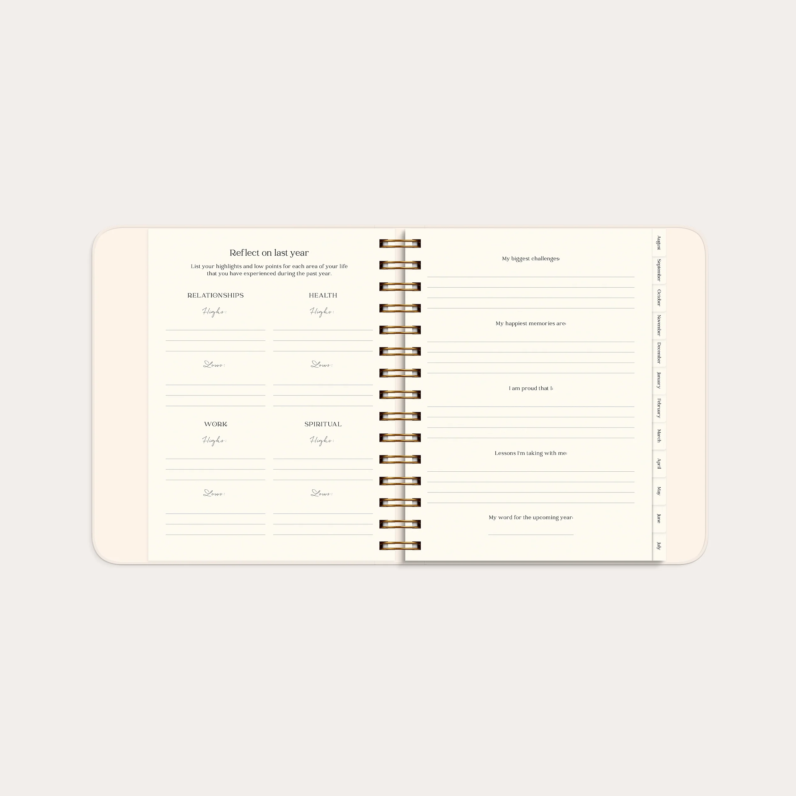 Life Planner Pastel Flowers 26/27 - Image 9