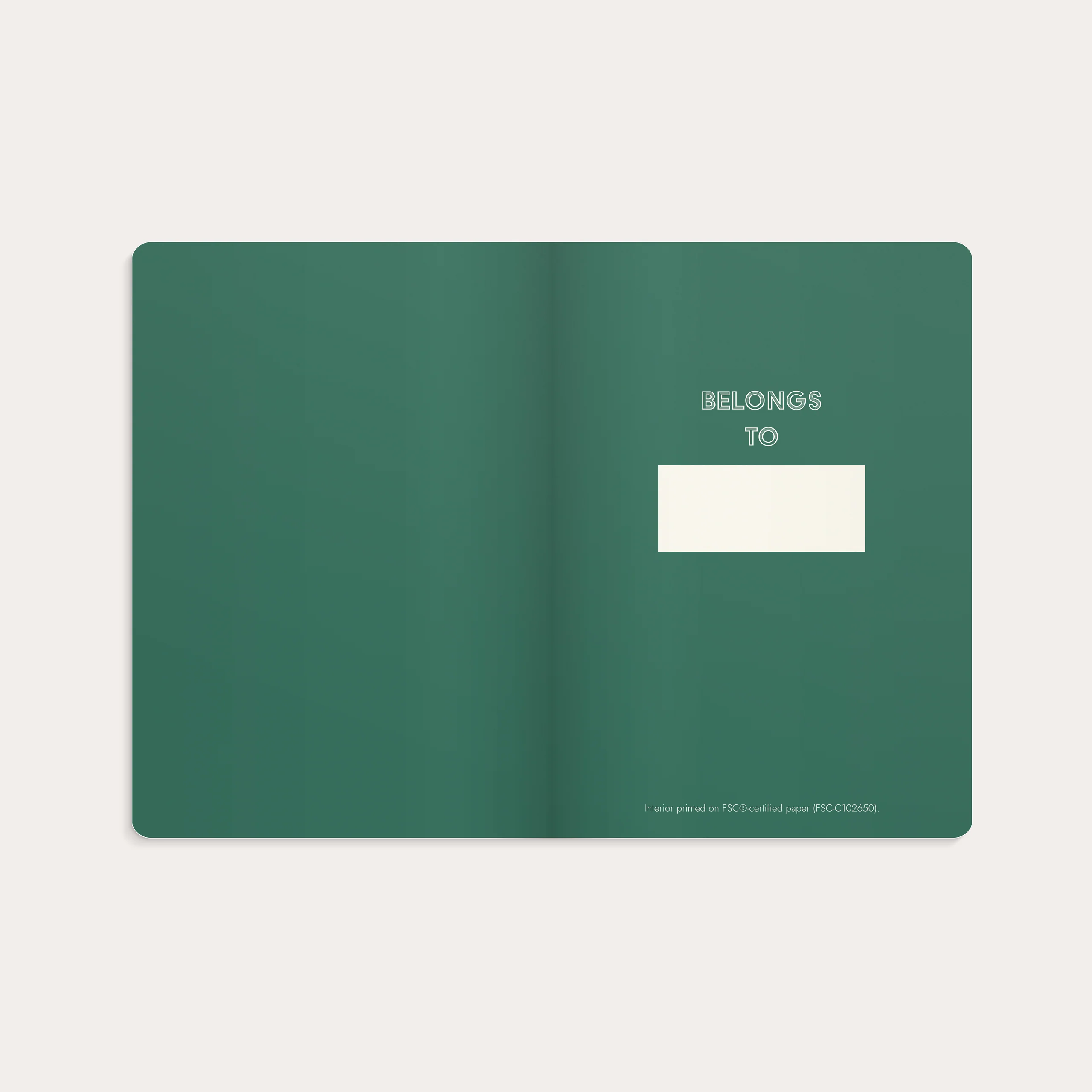 Notebook Deluxe A5 dark green - Image 4