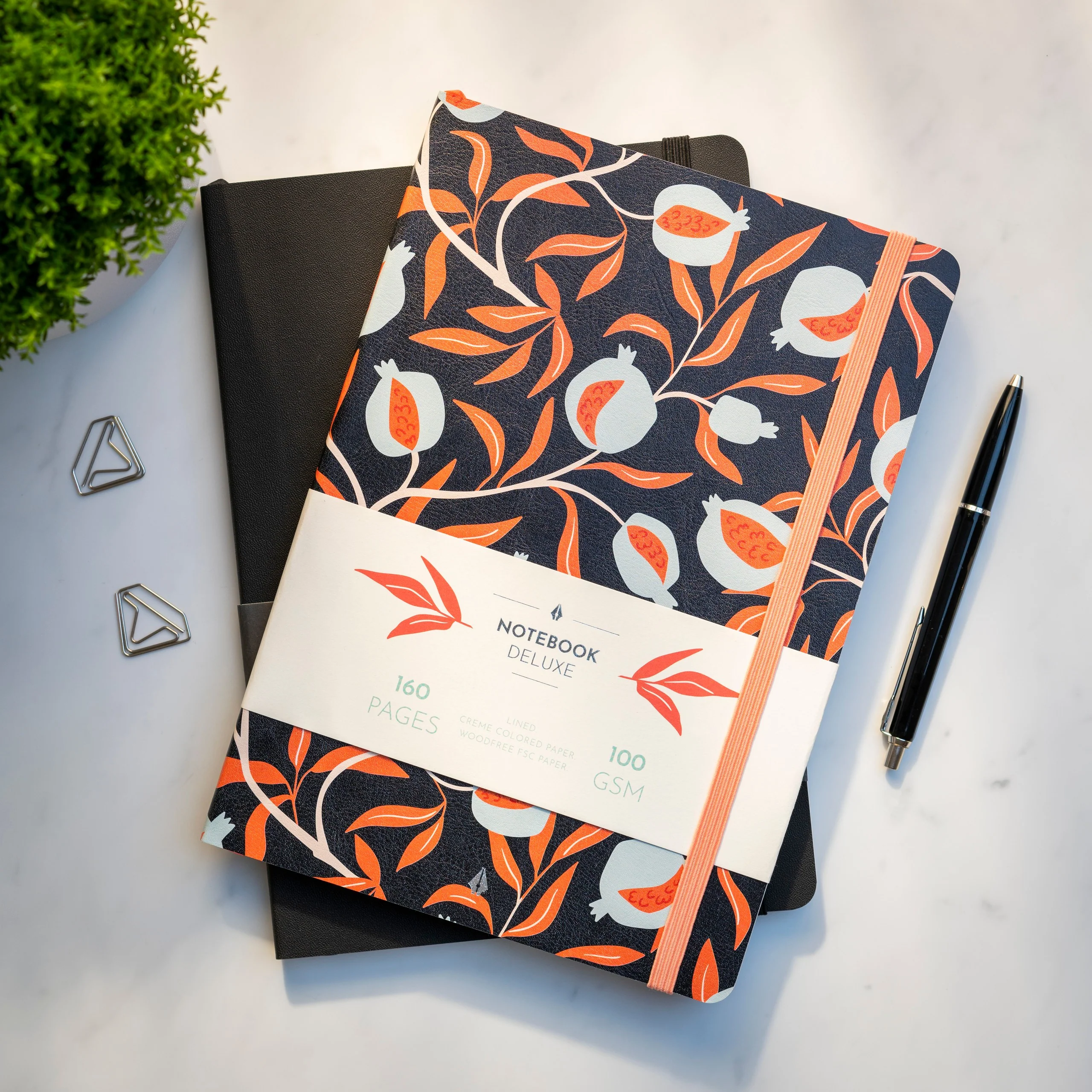 Notebook Deluxe B5 black - Image 3