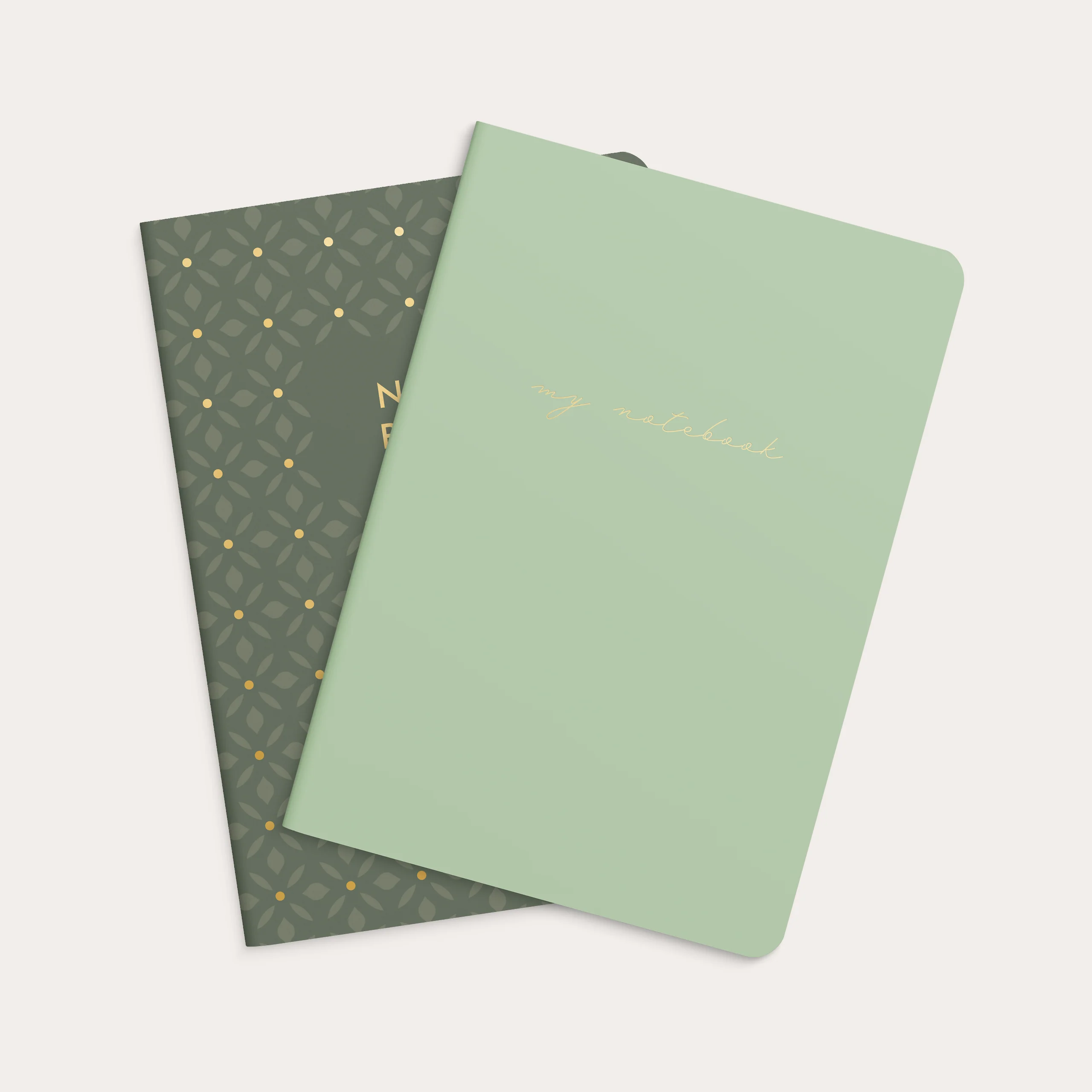 Notebook Green & Pattern 2-pack - Image 2
