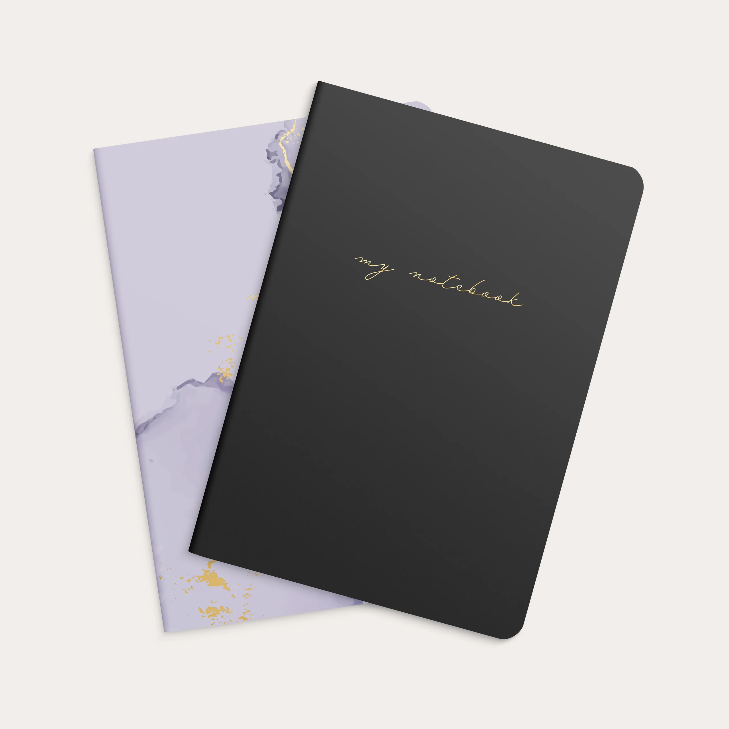 Notebook Lilac & Black 2-pack - Image 2