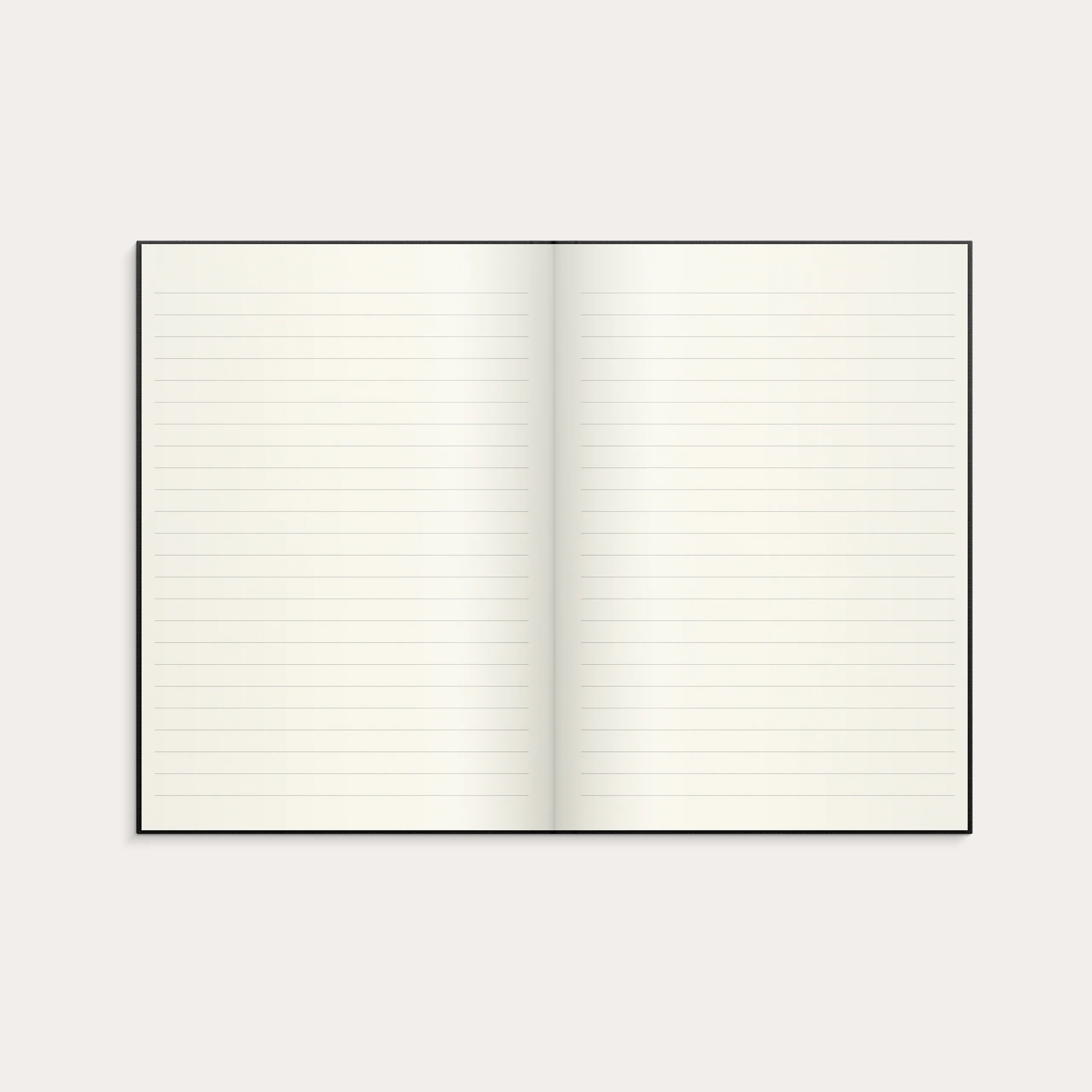 Notebook Textile black lined A5 - Image 3