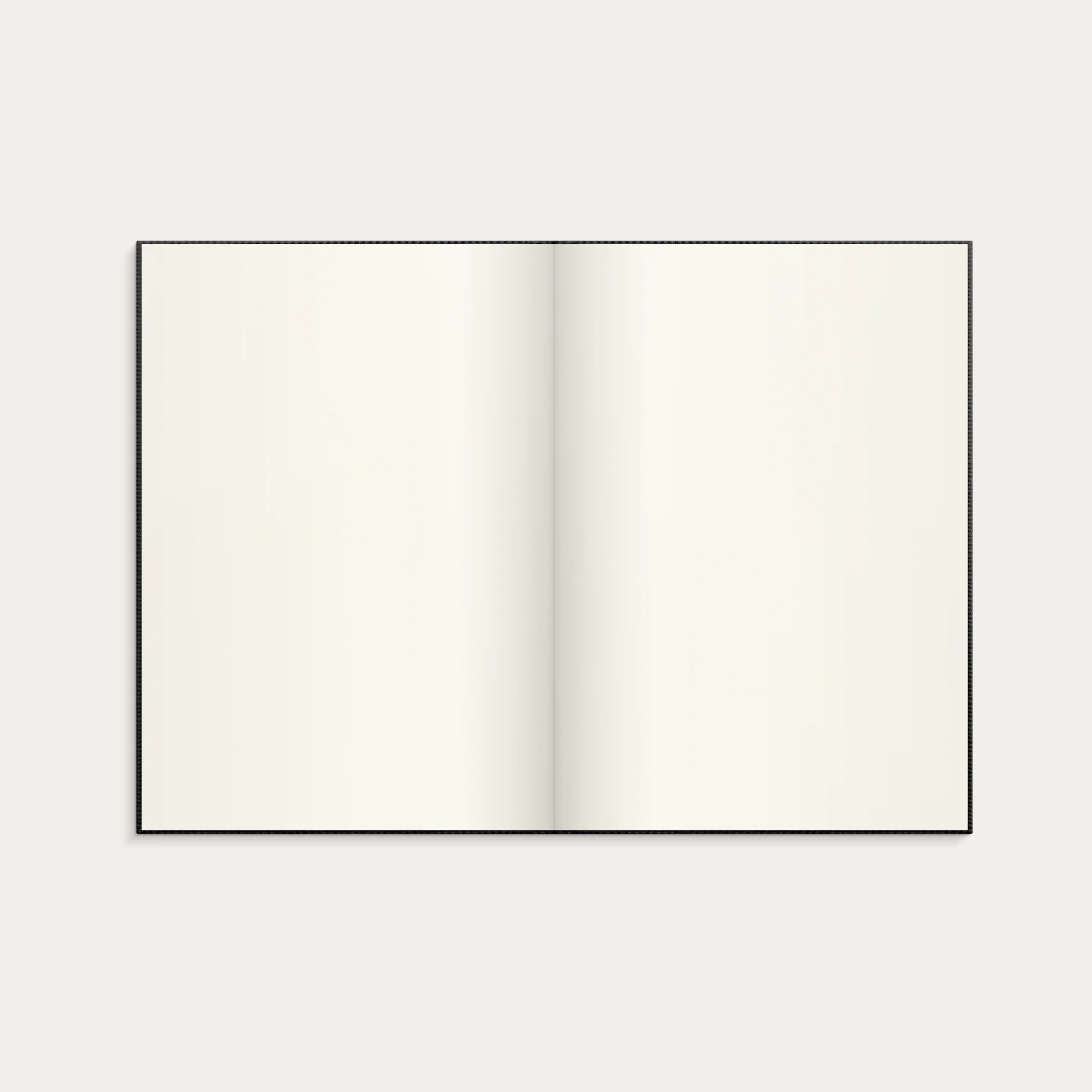 Notebook Textile black blank A4 - Image 3