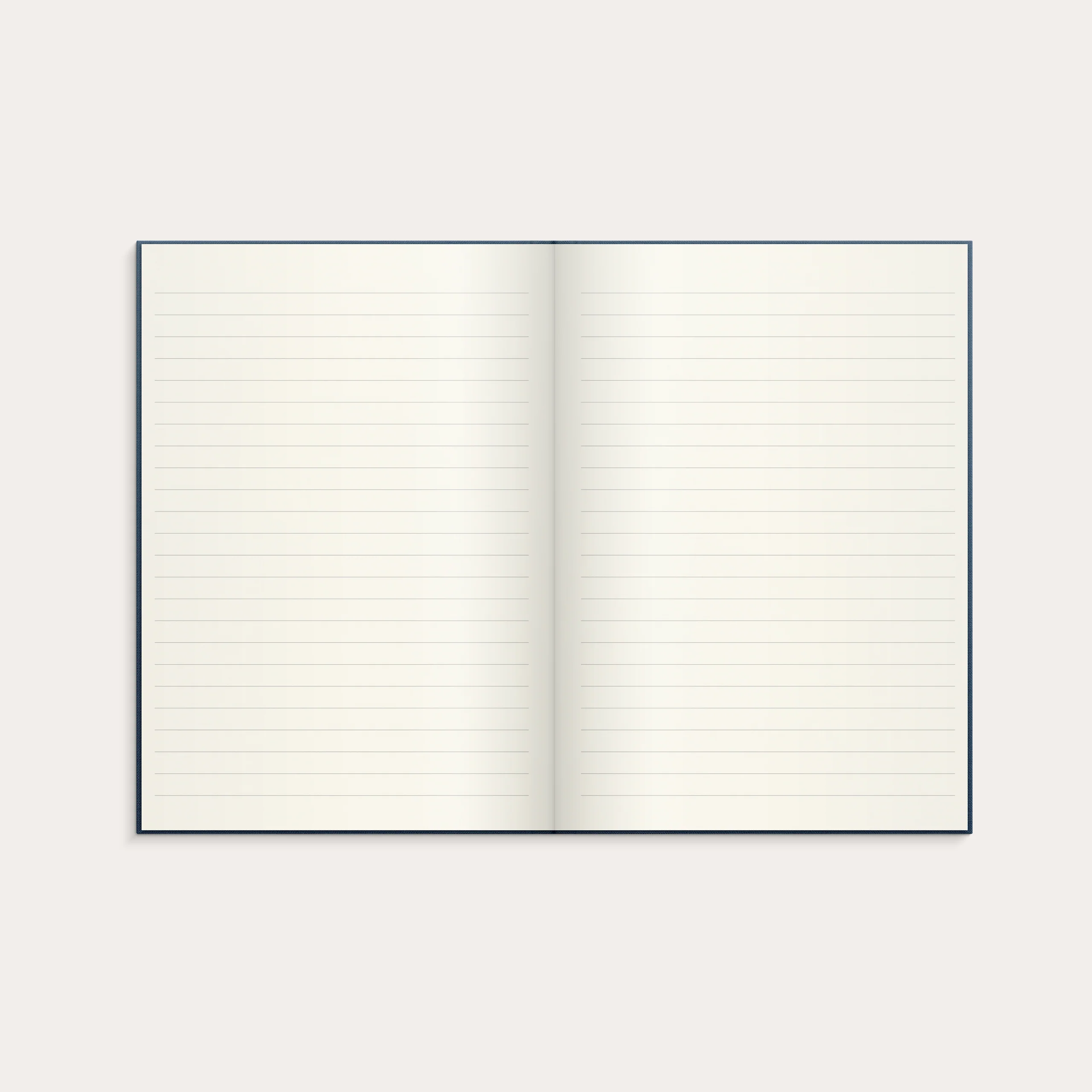 Notebook Textile dark blue lined A5 - Image 3