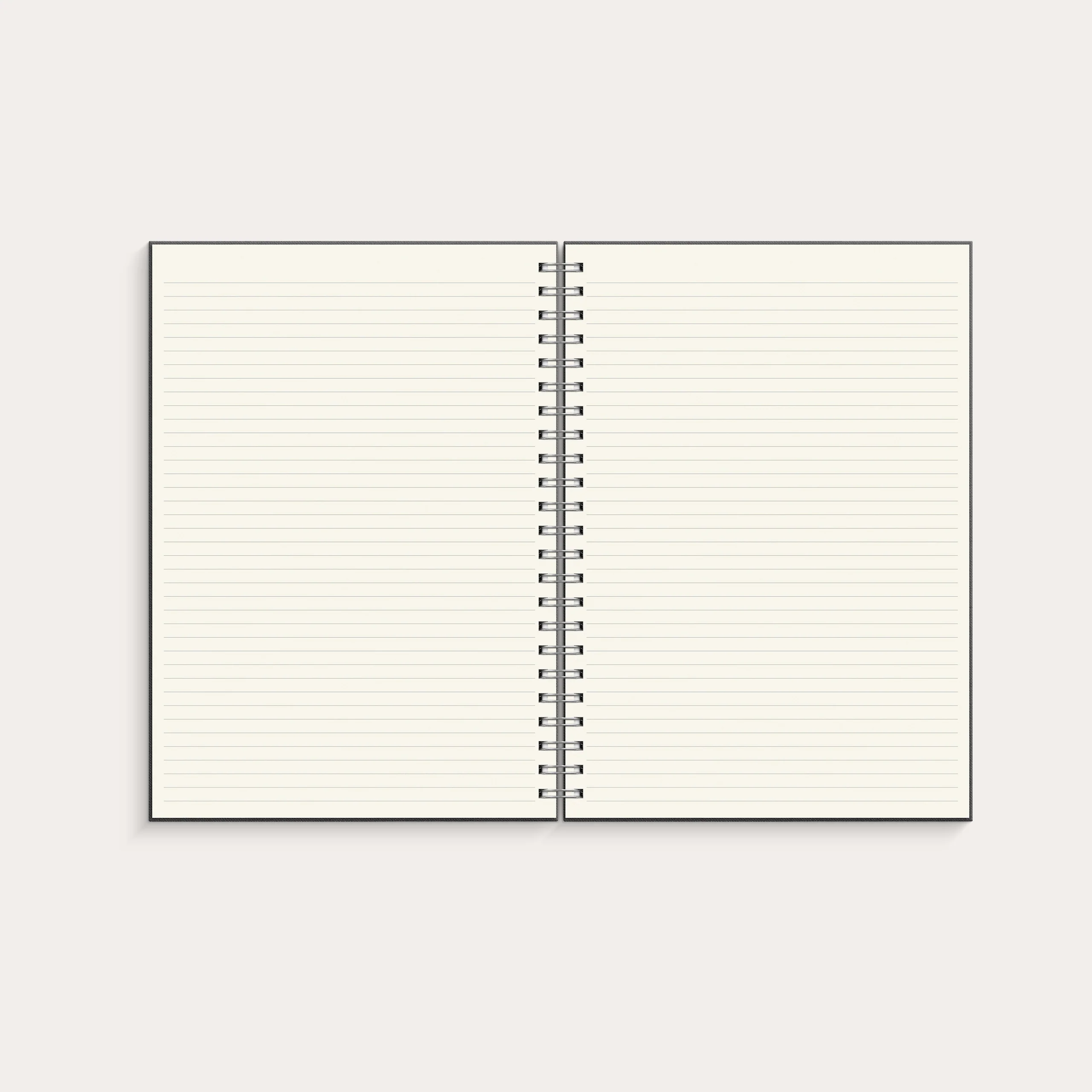 Notebook Textile dark grey lined A4 wire-o - Image 3