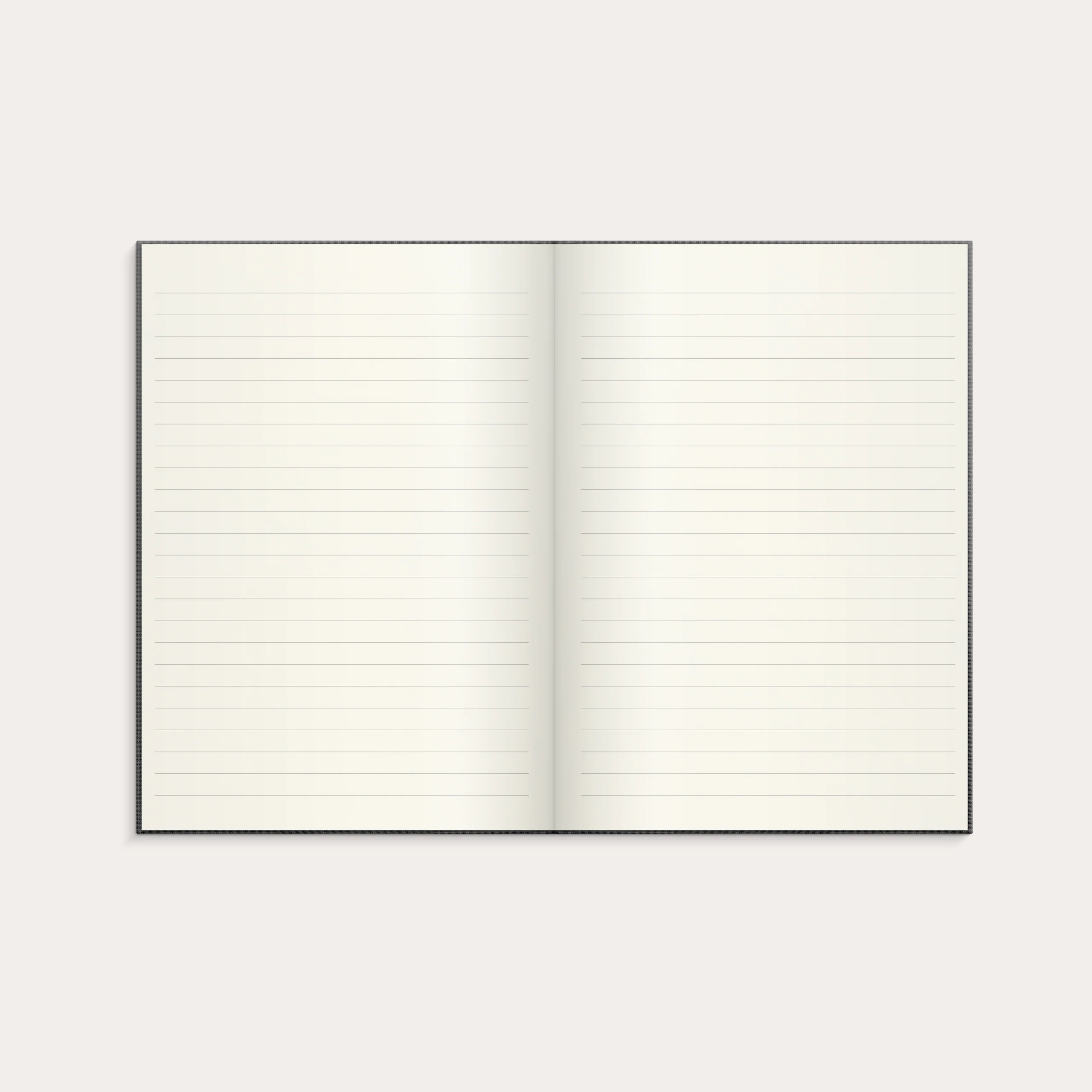 Notebook Textile dark grey lined A5 - Image 3