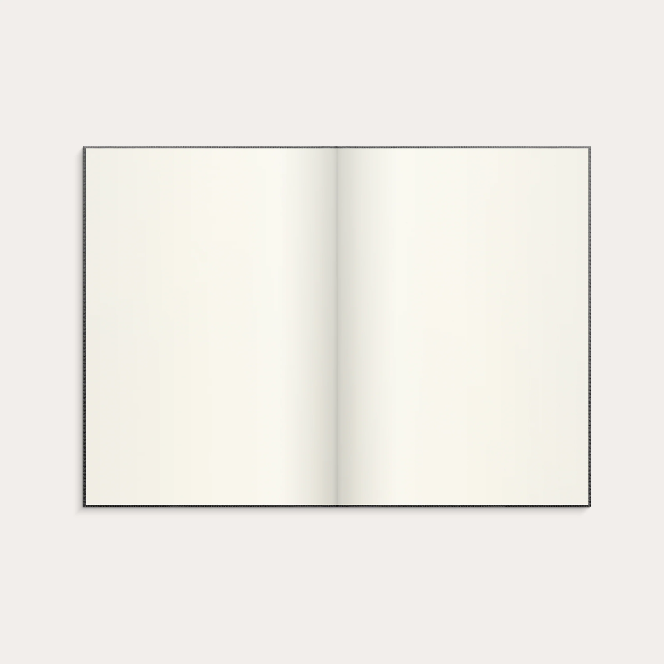 Notebook Textile dark grey blank A5 - Image 3