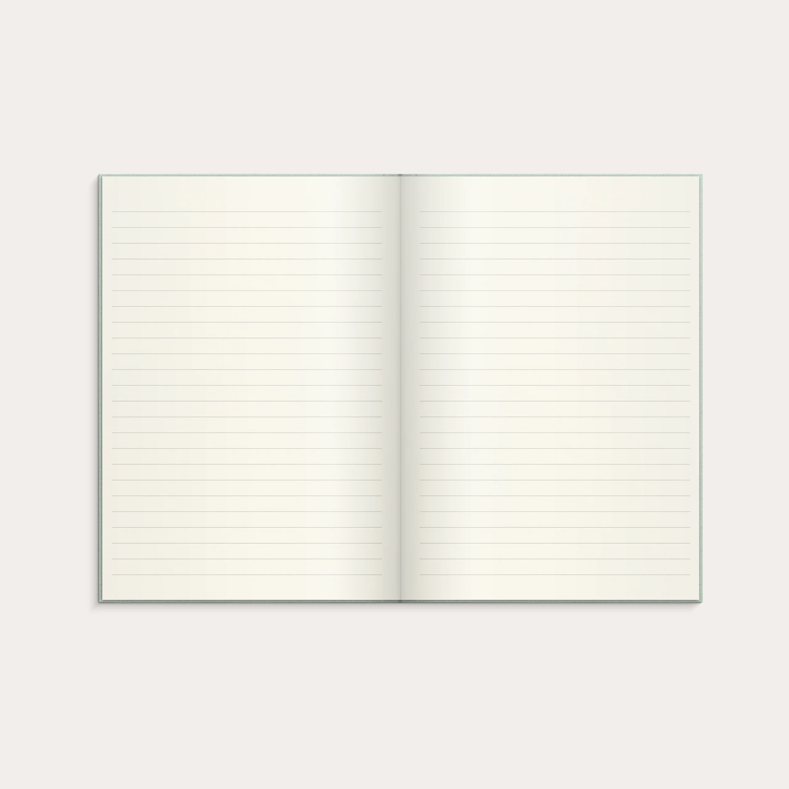 Notebook Textile green lined A5 - Image 3