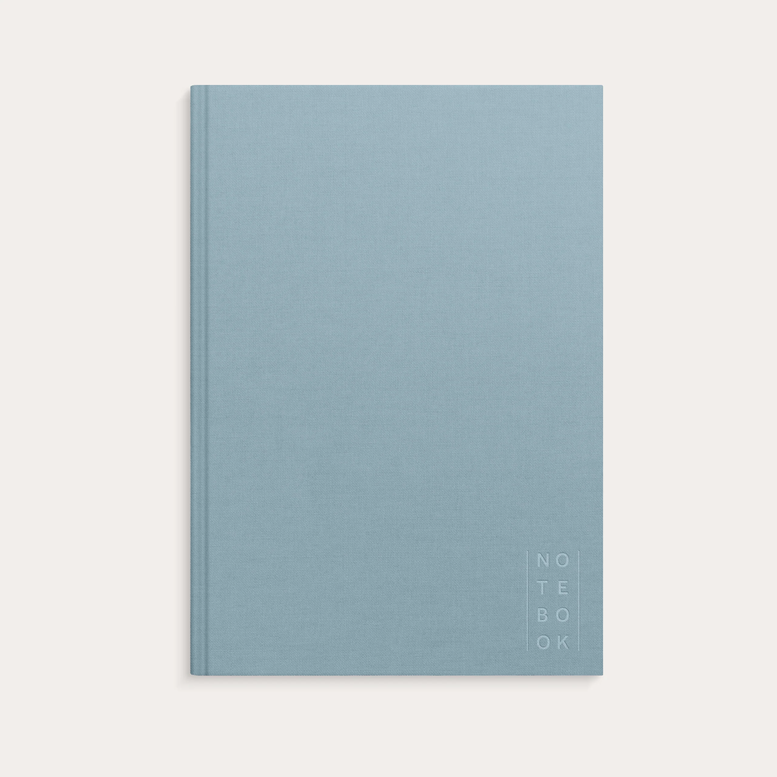 Notebook Textile light blue lined A4 - Image 2