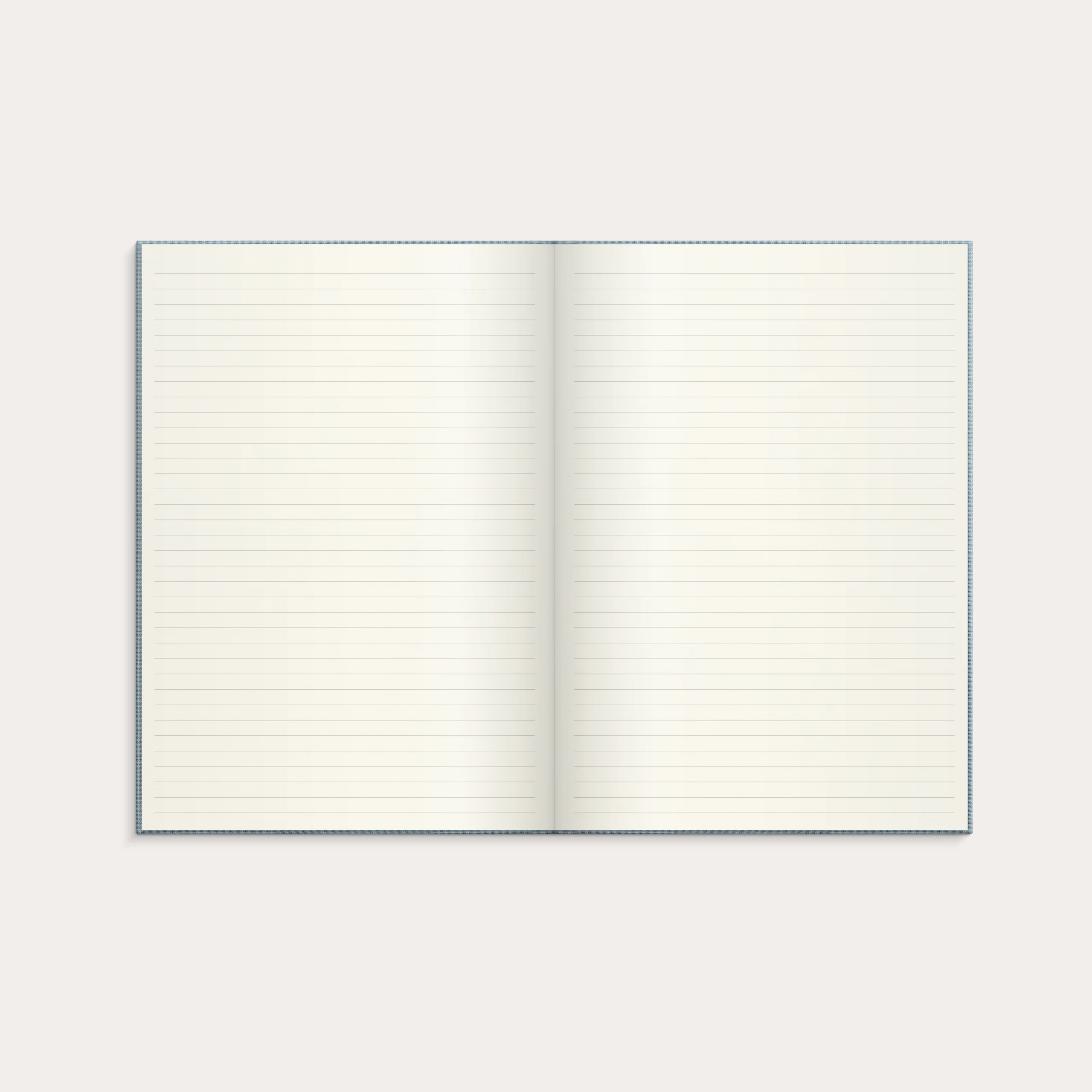 Notebook Textile light blue lined A4 - Image 3