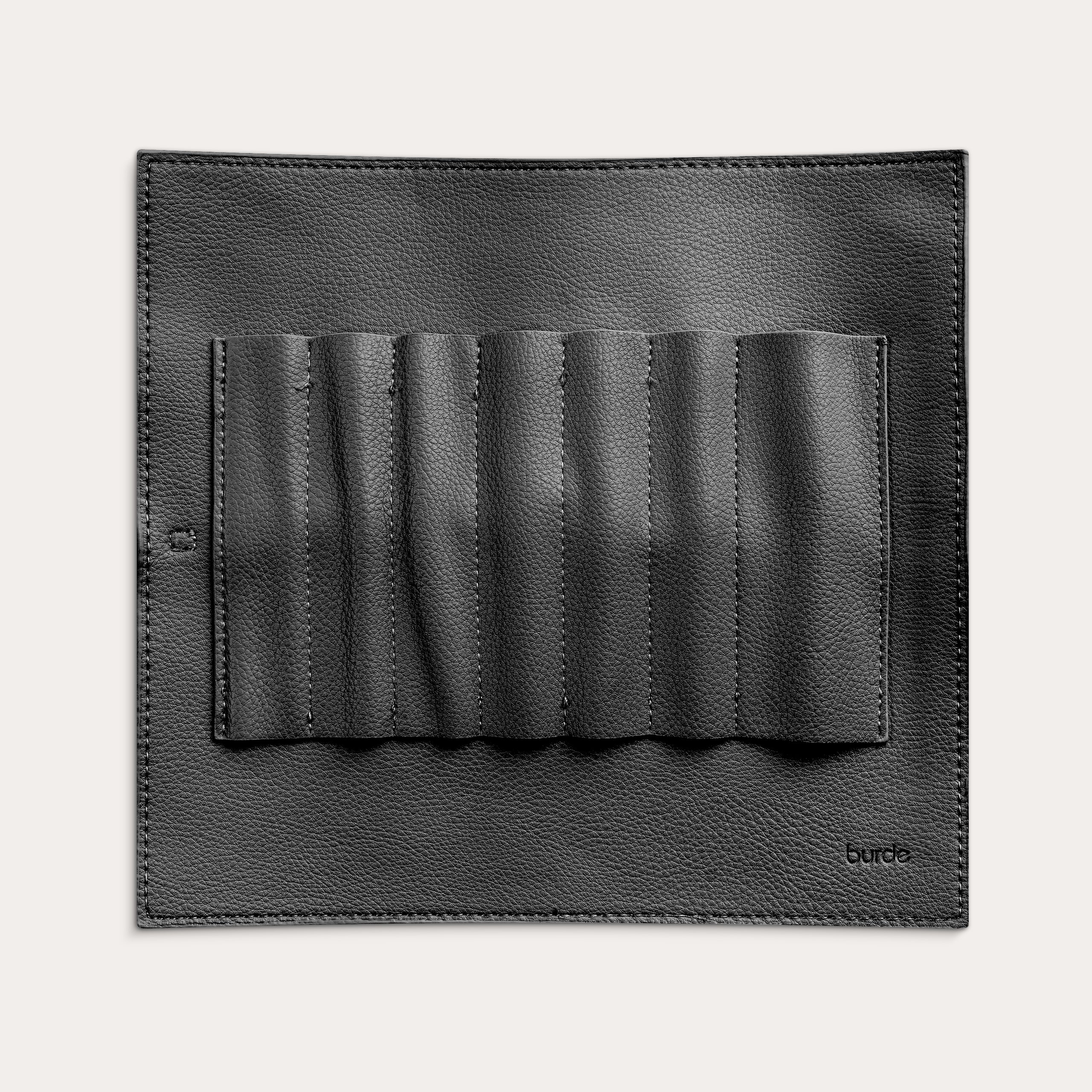 Pencil case with drawstring Black - Image 3