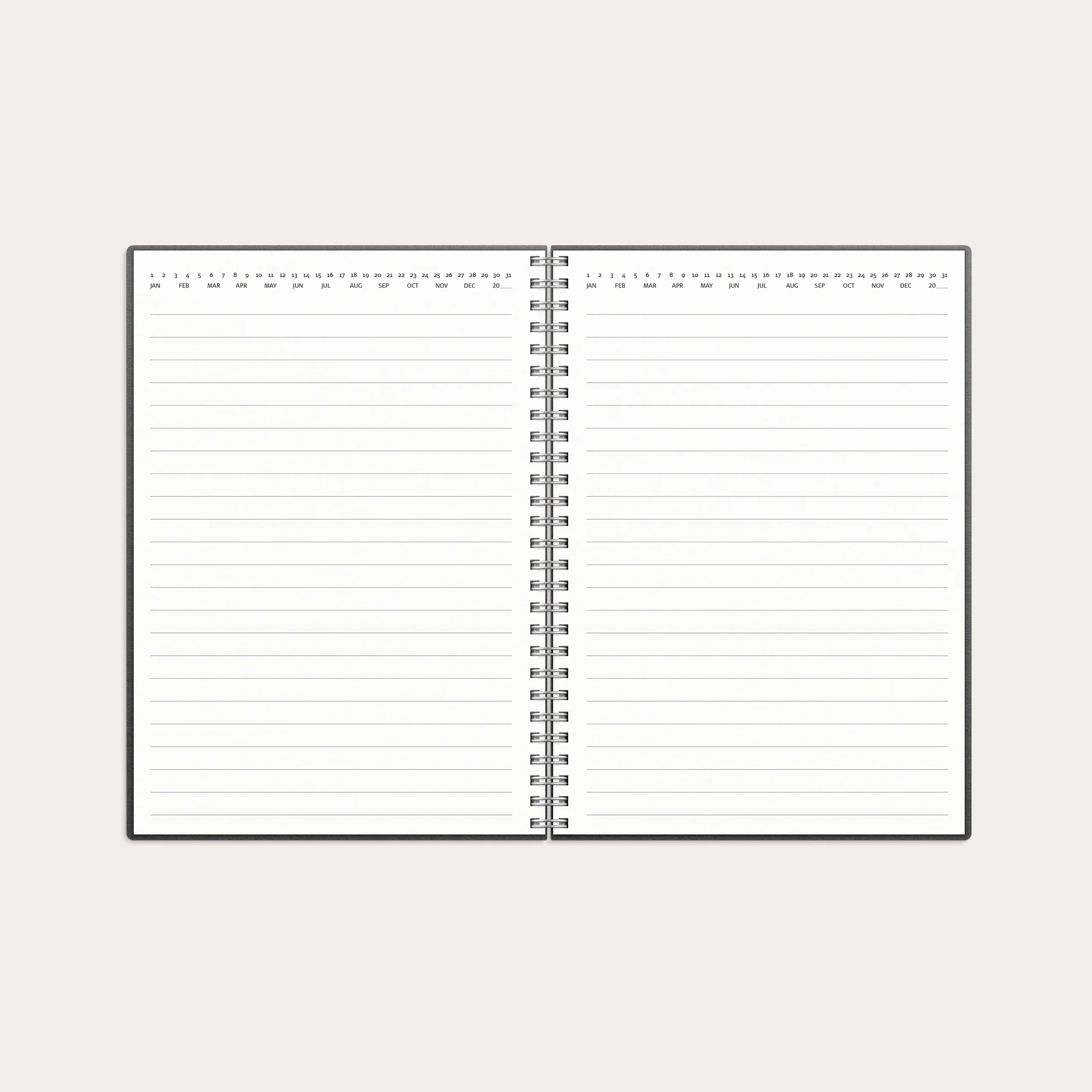 Spiral notebook A5 black carton - Image 3
