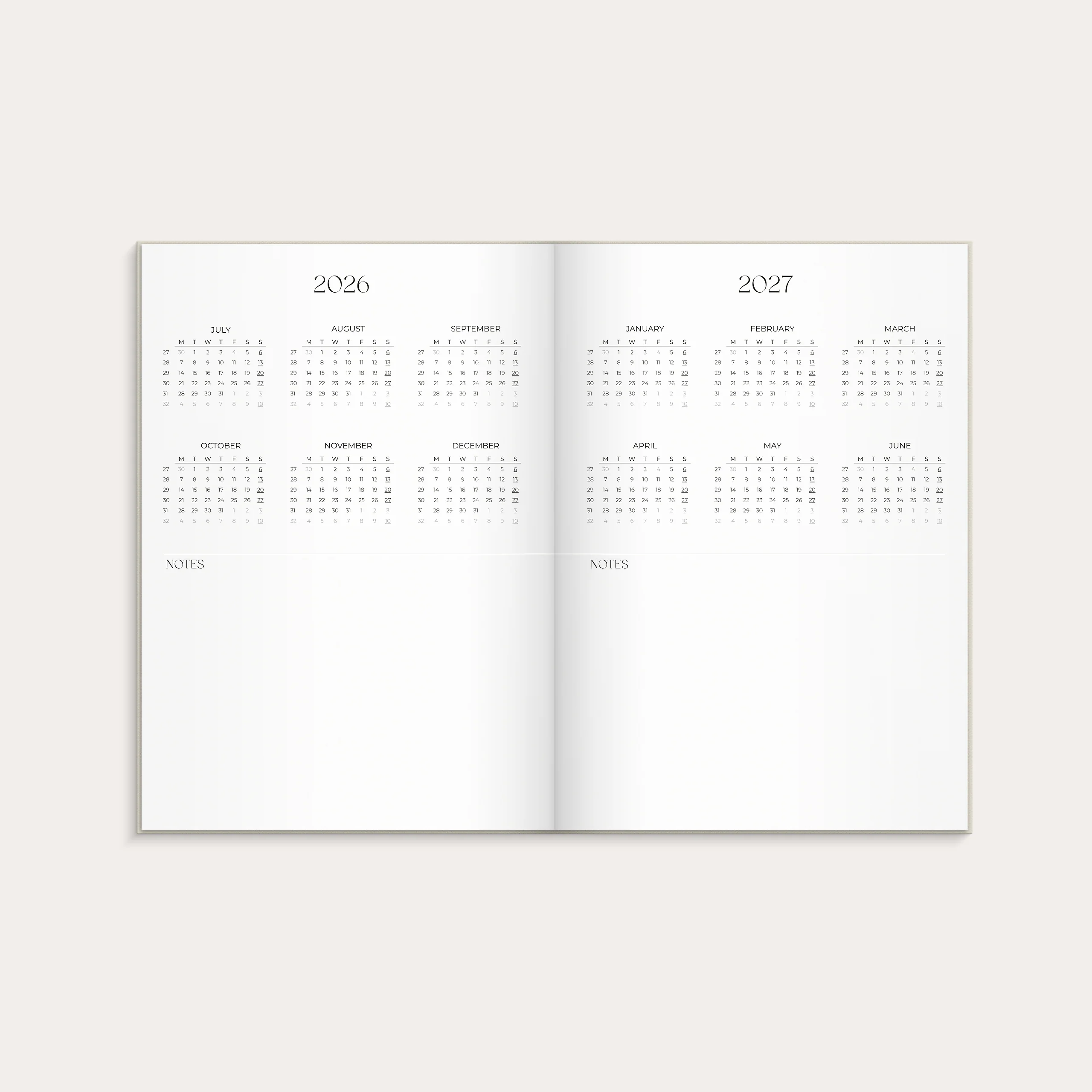 Student Planner A5 26/27 beige - Image 11
