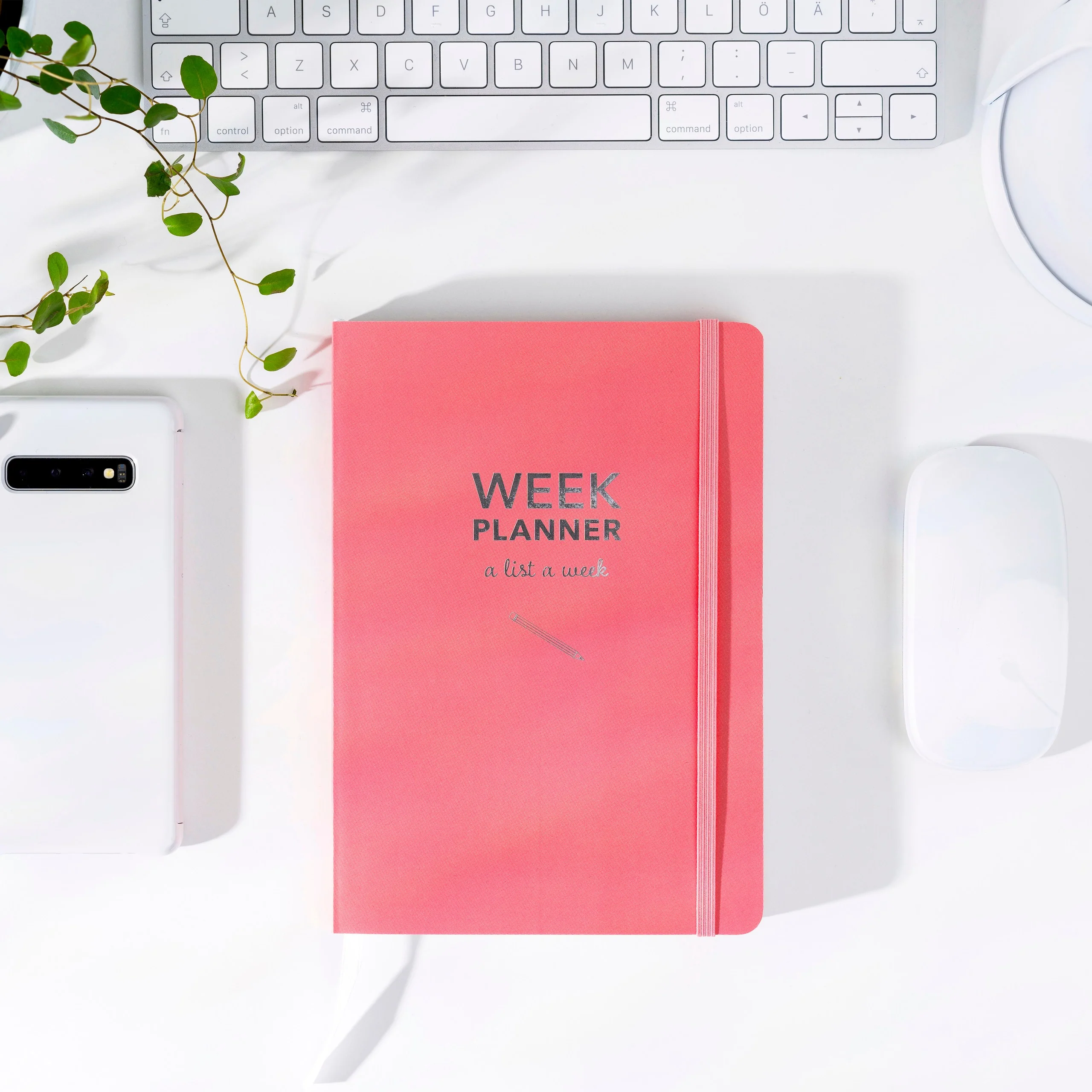 Week Planner undated pink - Image 3